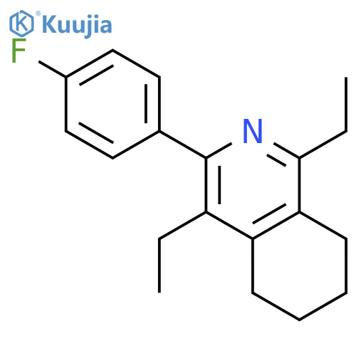 Isoquinoline, 1,4-diethyl-3-(4-fluorophenyl)-5,6,7,8-tetrahydro- structure