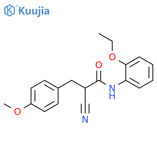 2-Cyano-N-(2-ethoxyphenyl)-3-(4-methoxyphenyl)propanamide structure