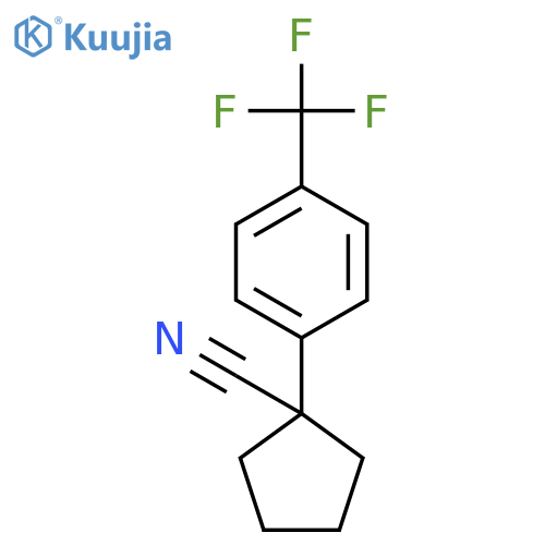 Cyclopentanecarbonitrile, 1-[4-(trifluoromethyl)phenyl]- structure