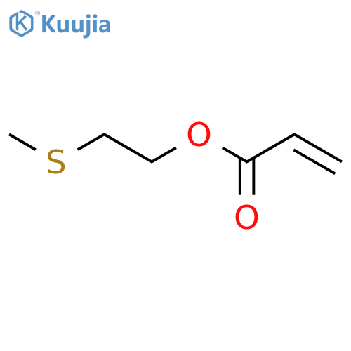 2-Propenoic acid, 2-(methylthio)ethyl ester structure