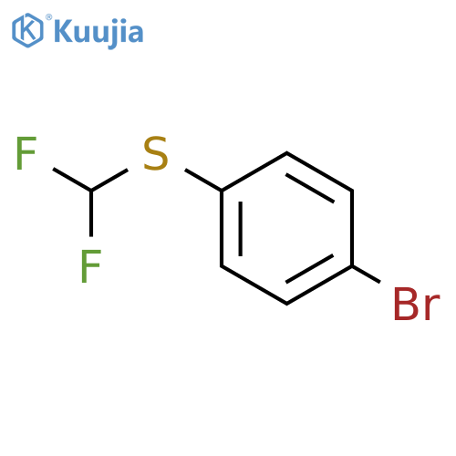 1-Bromo-4-(difluoromethyl)sulfanylbenzene structure