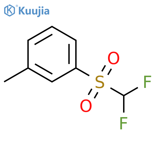 Difluoromethyl 3-methylphenyl sulphone structure