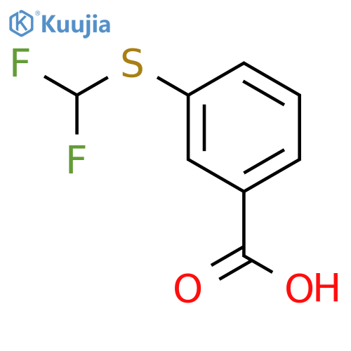 3-(Difluoromethylthio)benzoic Acid structure