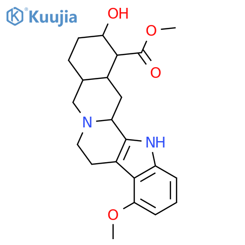 Yohimban-16-carboxylicacid, 17-hydroxy-9-methoxy-, methyl ester, (16b,17b,20a)- (9CI) structure