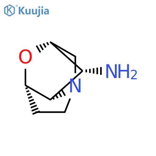 (2R)-(3at,6at)-hexahydro-2r,4c-methano-furo[3,2-b]pyrrol-3c-ylamine structure