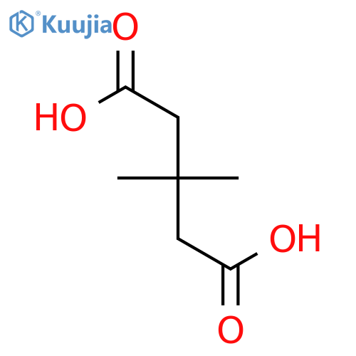 3,3-Dimethylglutaric Acid structure