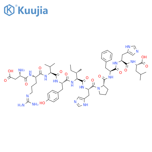 Angiotensin I (human, mouse, rat) structure