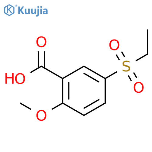 5-(Ethylsulfonyl)-2-methoxybenzoic acid structure
