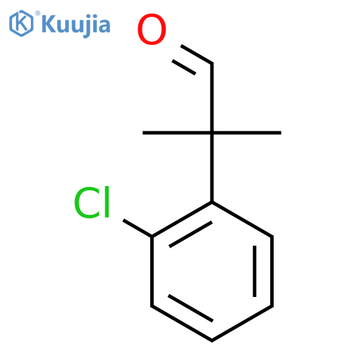 2-(2-chlorophenyl)-2-Methylpropanal structure