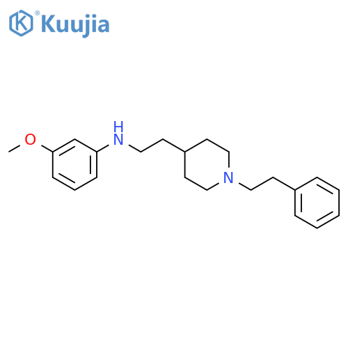 4-PIPERIDINEETHANAMINE, N-(3-METHOXYPHENYL)-1-(2-PHENYLETHYL)- structure