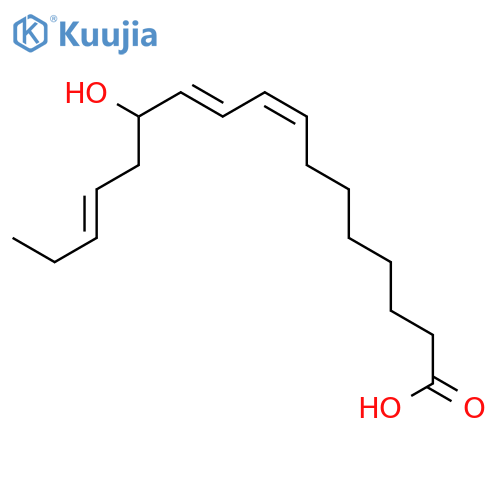 8,10,14-Heptadecatrienoic acid, 12-hydroxy-, (8Z,10E,14E)-(+)- structure