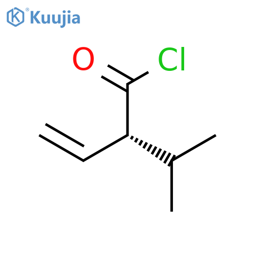 3-Butenoyl chloride, 2-(1-methylethyl)-, (2R)- structure
