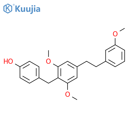PHENOL, 4-[[2,6-DIMETHOXY-4-[2-(3-METHOXYPHENYL)ETHYL]PHENYL]METHYL]- structure