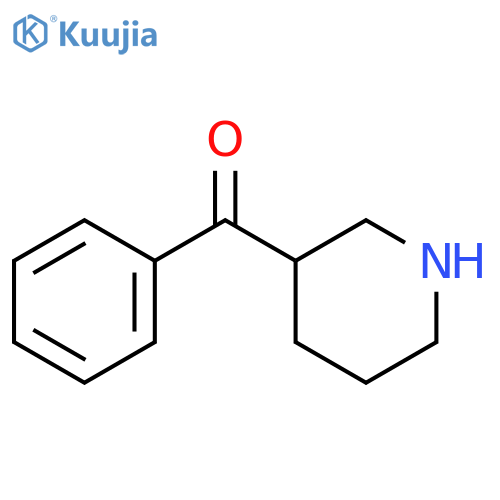 Phenyl(piperidin-3-yl)methanone structure
