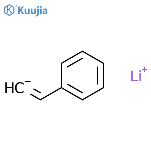 lithium,ethenylbenzene structure