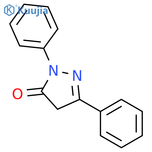 3H-Pyrazol-3-one,2,4-dihydro-2,5-diphenyl- structure