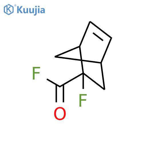 Bicyclo[2.2.1]hept-5-ene-2-carbonyl fluoride, 2-fluoro- (9CI) structure