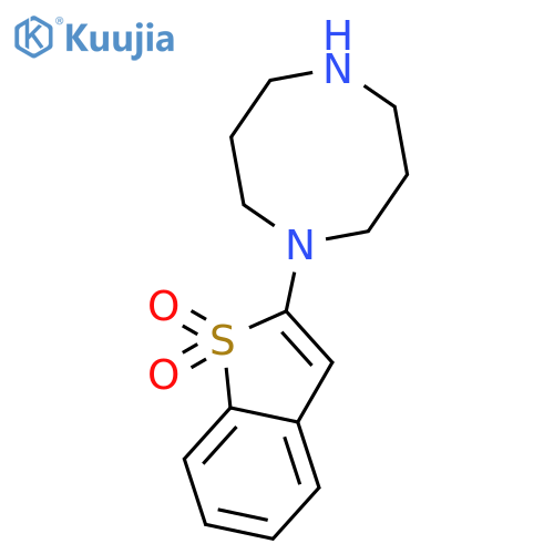 1,5-Diazocine, 1-(1,1-dioxidobenzo[b]thien-2-yl)octahydro- structure