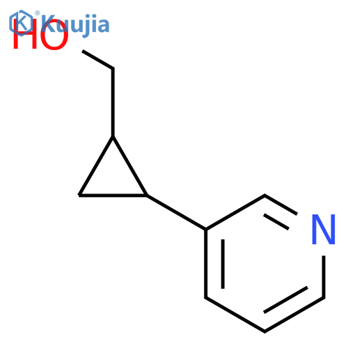 (1R,2S)-rel-2-(3-Pyridinyl)-cyclopropanemethanol structure