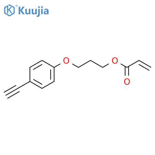 3-(4-Ethynylphenoxy)propyl prop-2-enoate structure
