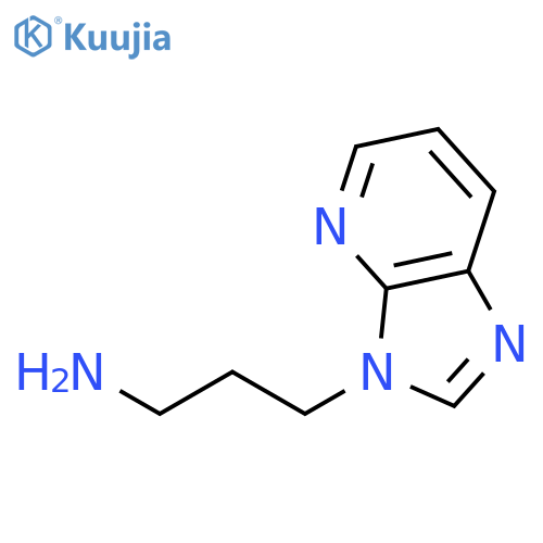 3-(3H-imidazo4,5-bpyridin-3-yl)propan-1-amine structure