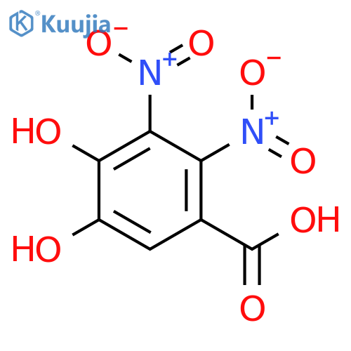 Benzoic acid, dihydroxydinitro- structure