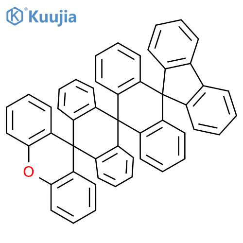 TRISPIRO[9H-FLUORENE-9,9'(10'H)-ANTHRACENE-10',9''(10''H)-ANTHRACENE-10'',9'''-[9H]XANTHENE] structure