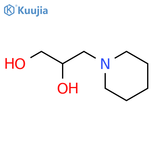 1,2-Propanediol,3-(1-piperidinyl)- structure