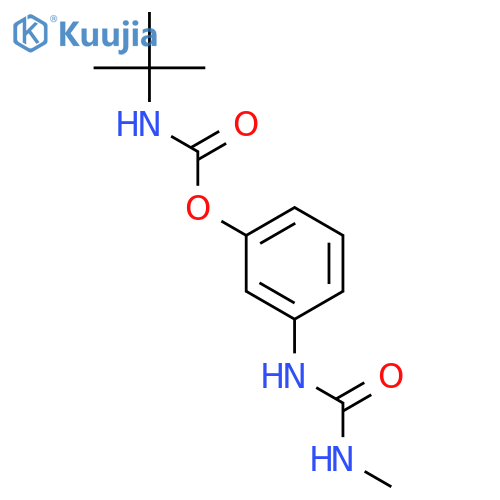 3-[(methylcarbamoyl)amino]phenyl tert-butylcarbamate structure