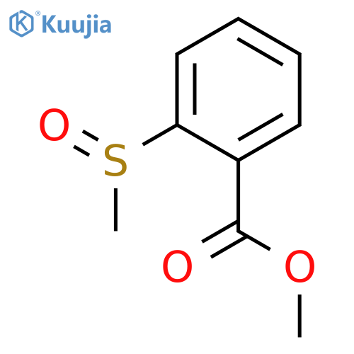 Benzoic acid,2-[(R)-methylsulfinyl]-, methyl ester structure