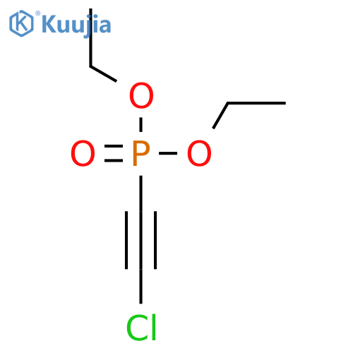 Diethyl P-(2-chloroethynyl)phosphonate structure