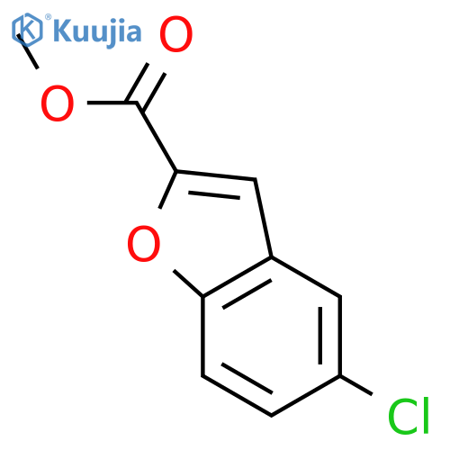 methyl 5-chloro-1-benzofuran-2-carboxylate structure