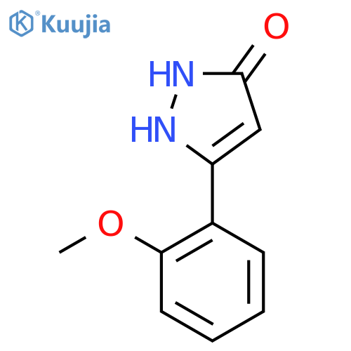 5-(2-Methoxyphenyl)-1,2-dihydropyrazol-3-one structure