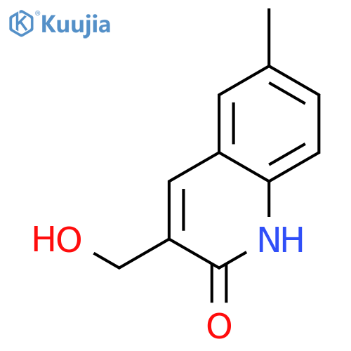 3-(Hydroxymethyl)-6-methyl-2(1H)-quinolinone structure