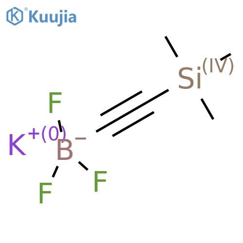 Potassium (2-Trimethylsilyl)ethynyltrifluoroborate structure