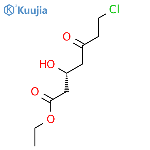 HEPTANOIC ACID, 7-CHLORO-3-HYDROXY-5-OXO-, ETHYL ESTER, (3R)- structure