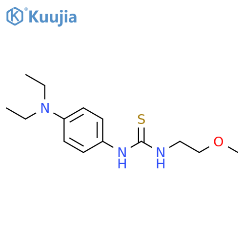 1-(4-Diethylamino-phenyl)-3-(2-methoxy-ethyl)-thiourea structure