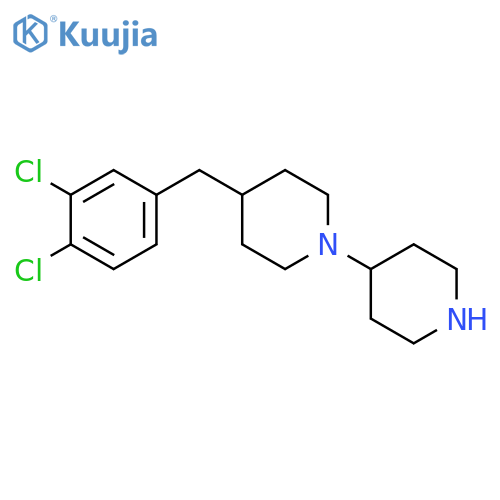 1,4'-Bipiperidine, 4-[(3,4-dichlorophenyl)methyl]- structure