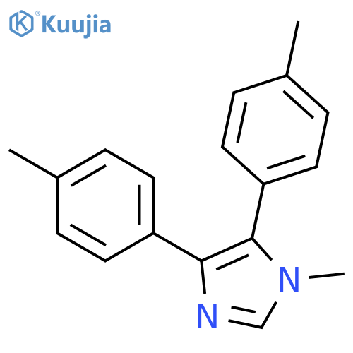 1-Methyl-4,5-bis(4-methylphenyl)-1H-imidazole structure
