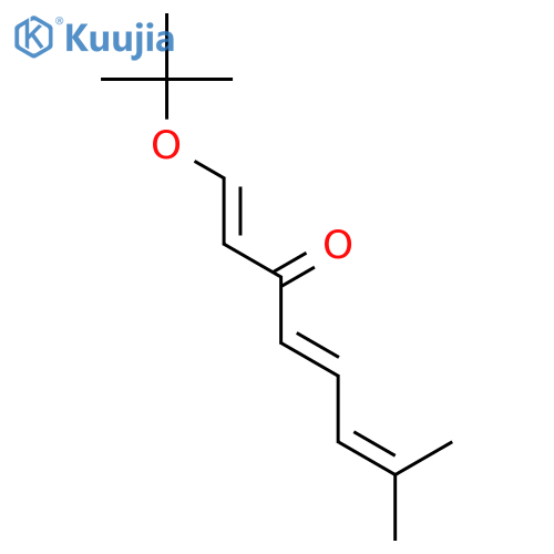 1,4,6-Octatrien-3-one, 1-(1,1-dimethylethoxy)-7-methyl- structure