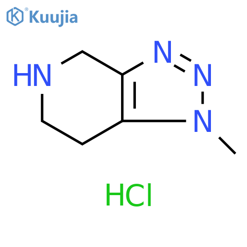 1-methyl-1H,4H,5H,6H,7H-1,2,3triazolo4,5-cpyridine dihydrochloride structure