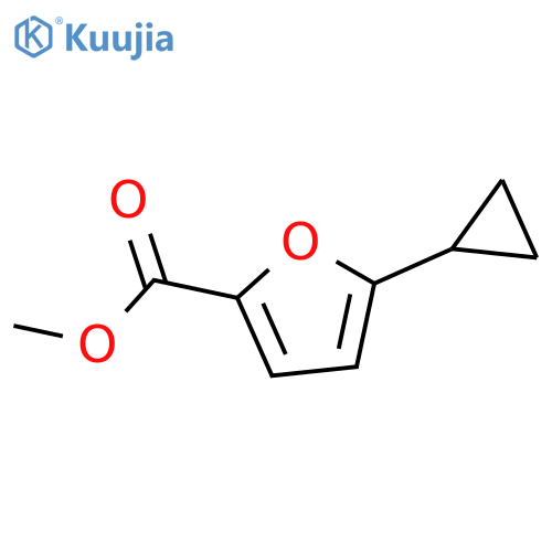 2-FURANCARBOXYLIC ACID, 5-CYCLOPROPYL-, METHYL ESTER structure
