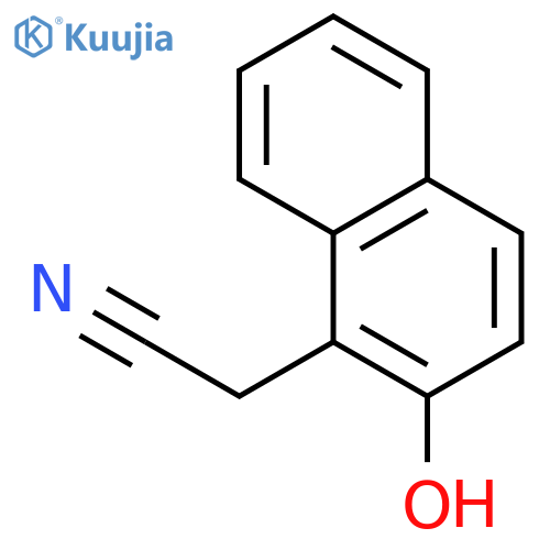 2-(2-hydroxynaphthalen-1-yl)acetonitrile structure