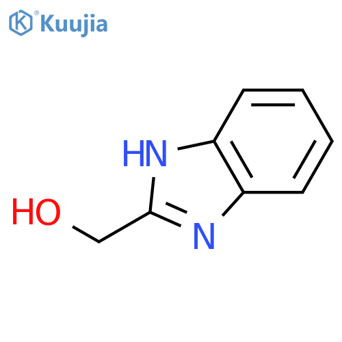 (1H-1,3-benzodiazol-2-yl)methanol structure