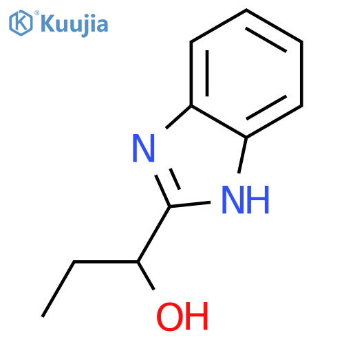 1-(1H-1,3-benzodiazol-2-yl)propan-1-ol structure