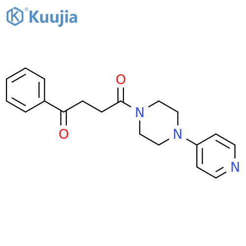 Piperazine, 1-(1,4-dioxo-4-phenylbutyl)-4-(4-pyridinyl)- structure