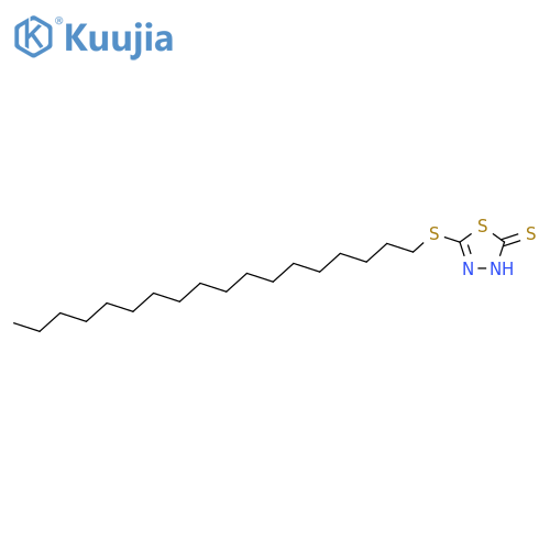 1,3,4-Thiadiazole-2(3H)-thione,5-(octadecylthio)- structure