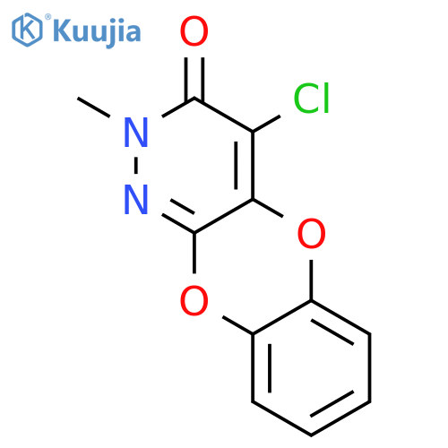 [1,4]Benzodioxino[2,3-c]pyridazin-3(2H)-one, 4-chloro-2-methyl- structure