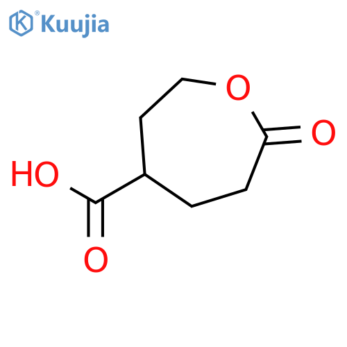 7-Oxooxepane-4-carboxylic acid structure