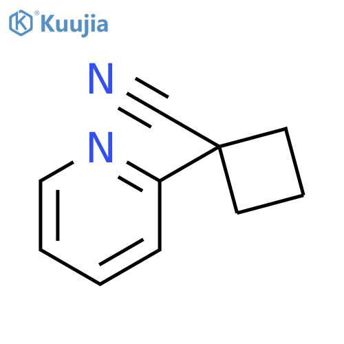 1-(2-pyridyl)cyclobutanecarbonitrile structure